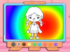 Oyunu Coloring Book: Toca Boca Girl