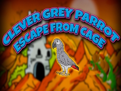 Oyunu Clever Grey Parrot Escape from Cage