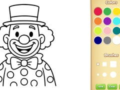 Oyunu Clown Coloring Book