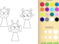 Oyunu Sprunki Coloring Pages