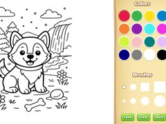 Oyunu Dog Coloring Book