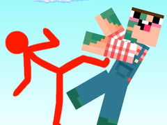 Oyunu Red Stickman vs Craftmans
