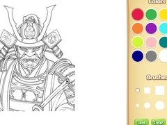 Oyunu Samurai Coloring Book
