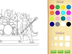 Oyunu Dinosaur Coloring Book For Kids