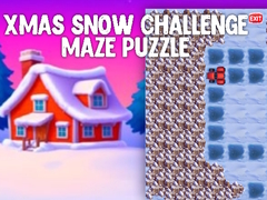 Oyunu Xmas Snow Challenge Maze Puzzle