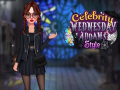 Oyunu Celebrity Wednesday Addams Style