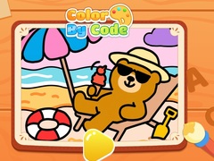 Oyunu Color By Code: Chill Bear