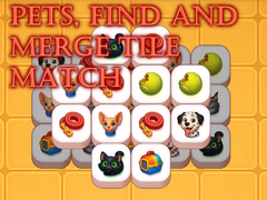 Oyunu Pets, Find and Merge Tile Match