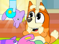 Oyunu Jigsaw Puzzle: Bluey Toy Claw Machine