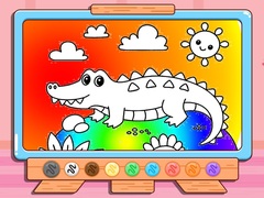 Oyunu Coloring Book: Crocodile