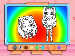Oyunu Coloring Book: Mira Kpop Demon Hunters