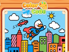 Oyunu Color By Code Super Duck