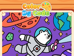 Oyunu Color By Code Space Bear