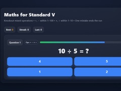 Oyunu Maths For Class V