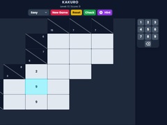 Oyunu Puzzler Kakuro