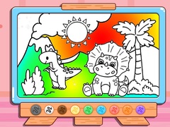 Oyunu Coloring Book: Jurassic Dinosaurs