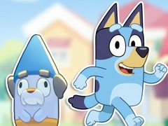 Oyunu Jigsaw Puzzle: Bluey & Bingo Obstacle Course