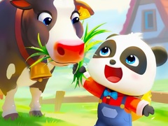 Oyunu Jigsaw Puzzle: Baby Panda Cow Ranch