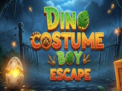 Oyunu Dino Costume Boy Escape