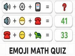 Oyunu Emoji Math Quiz