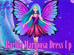 Oyunu Barbie Mariposa Dress Up