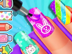 Oyunu Coloring Book: Girls Nail Art Design