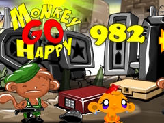 Oyunu Monkey Go Happy Stage 982