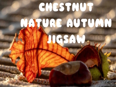 Oyunu Chestnut Nature Autumn Jigsaw