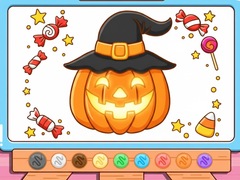 Oyunu Coloring Book: Halloween Pumpkin