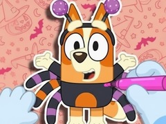 Oyunu Coloring Book: Halloween Spooky Bingo & Bluey