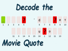 Oyunu Decode the Movie Quote