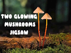 Oyunu Two Glowing Mushrooms Jigsaw