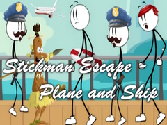 Oyunu Stickman Escape - Plane and Ship