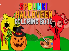 Oyunu Sprunki Halloween Coloring Book