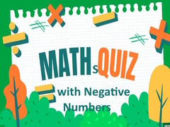 Oyunu Maths Quiz with Negative Numbers
