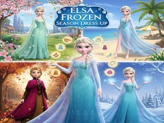 Oyunu Elsa Frozen Season Dress Up