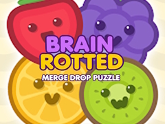 Oyunu Brain Rotted Merge Drop Puzzle