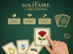 Oyunu Solitaire. Card Sorting