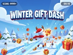 Oyunu Winter Gift Dash