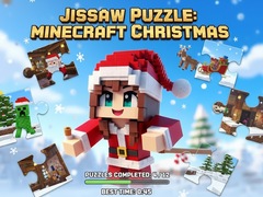 Oyunu Jigsaw Puzzle: Minecraft Christmas