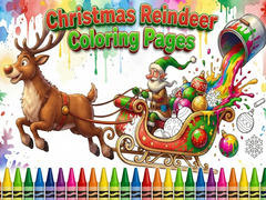 Oyunu Christmas Reindeer Coloring Pages