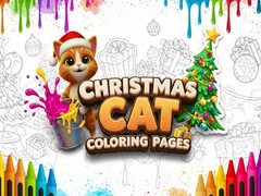 Oyunu Christmas Cat Coloring Pages