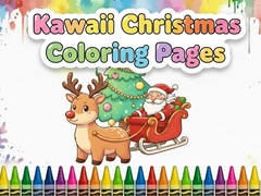 Oyunu Kawaii Christmas Coloring Pages