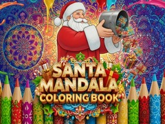 Oyunu Santa Mandala Coloring Book