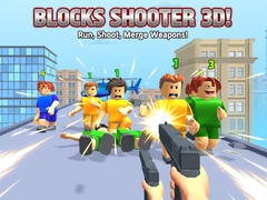 Oyunu Blocks Shooter 3D! Run, Shoot, Merge Weapons!