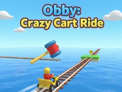 Oyunu Obby: Crazy Cart Ride