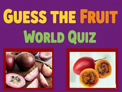 Oyunu Guess The Fruit World Quiz