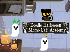 Oyunu Doodle Halloween Momo Cat: Academy