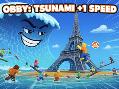 Oyunu Obby: Tsunami +1 speed