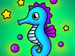 Oyunu Seahorse Coloring
